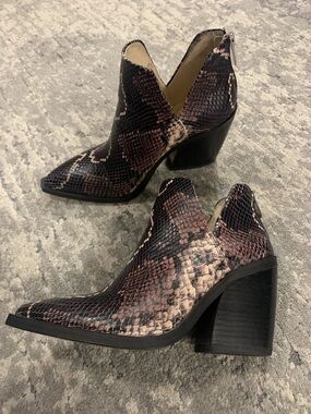 Vince Camuto Snakeskin Boots